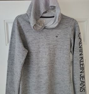 CALVIN KLEIN JEANS GREY HOODIE (BOYS XL 18/20)